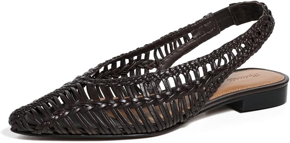 Madewell Women's Harper Woven Slingbacks | Amazon (US)