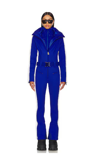 Goldbergh Coureur Softshell Ski Suit in Blue. - size 40 | Revolve Clothing (Global)