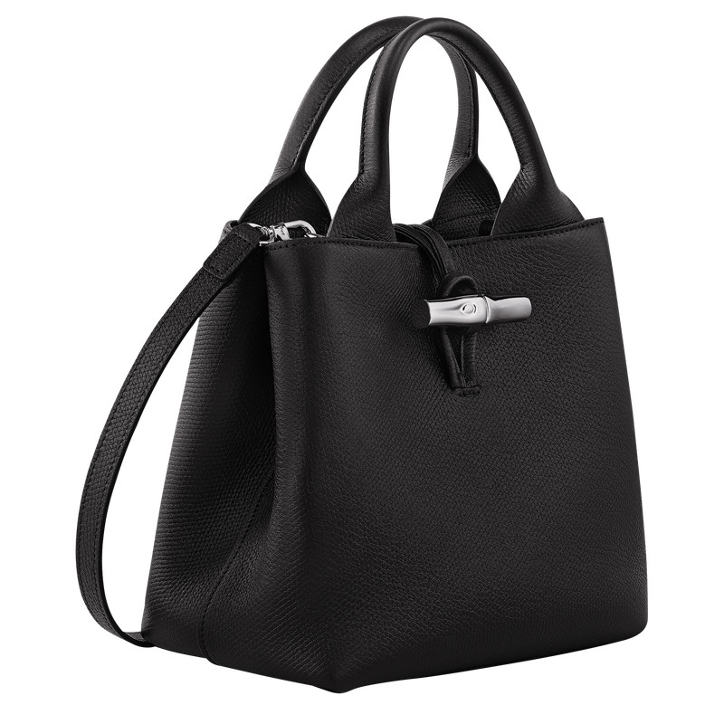 Le Roseau S Handbag Black - Leather | Longchamp US | Longchamp