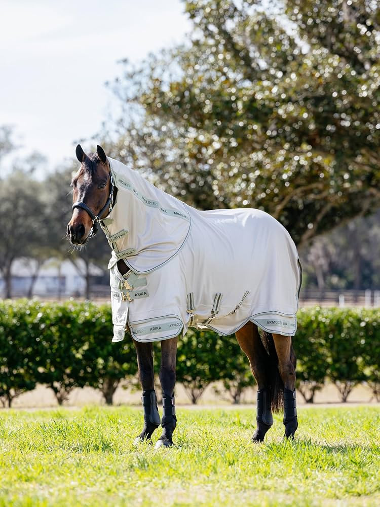 LeMieux Arika Armour-Tek Fly Rug - UV Protection - Antibacterial - Detachable Neck - Extended Bel... | Amazon (UK)