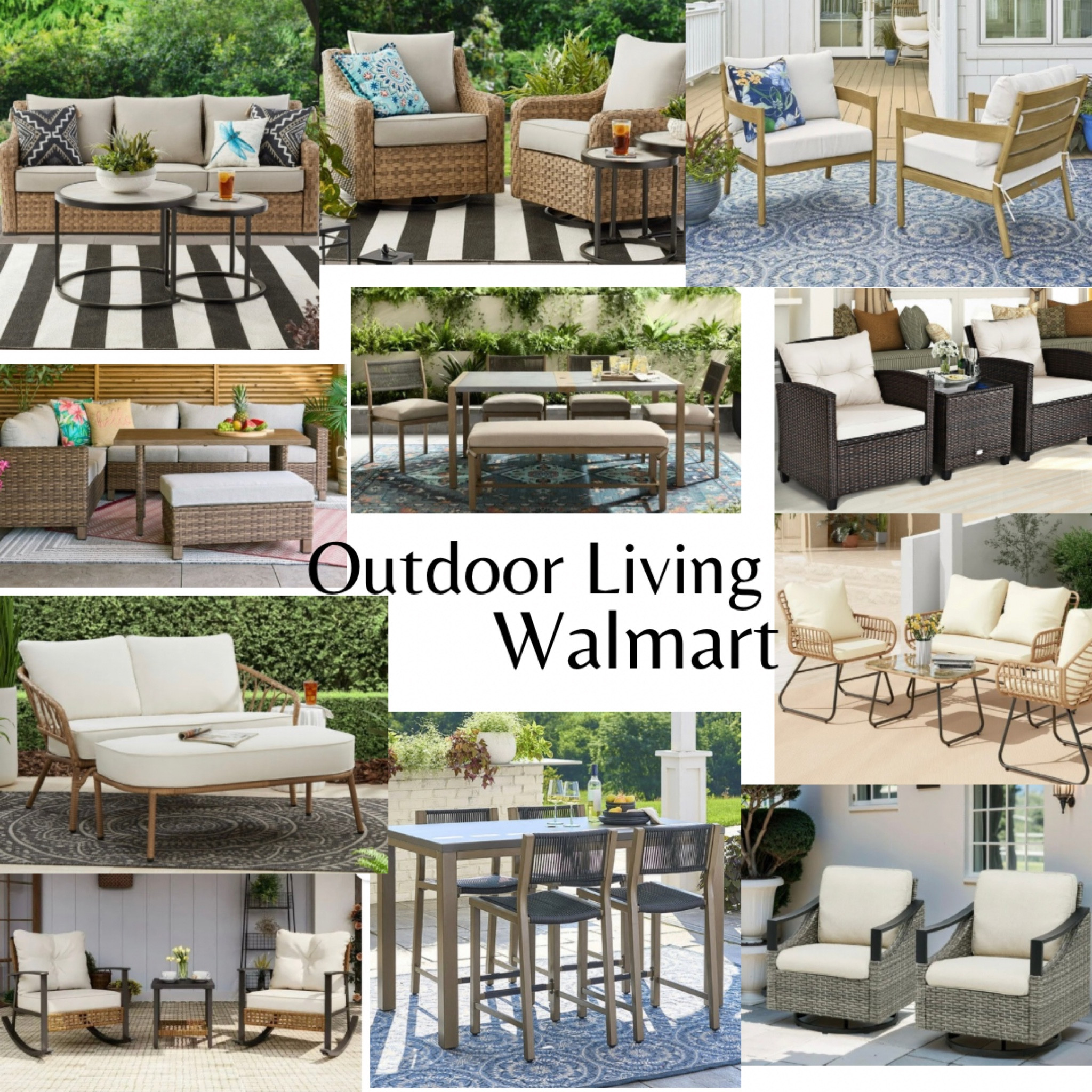 Joes the time to grab outdoor furniture at great prices before they sell out! #walmart #patiofurniture #outdoorfurniture #walmarthomw 

#LTKSeasonal #LTKFamily #LTKHome