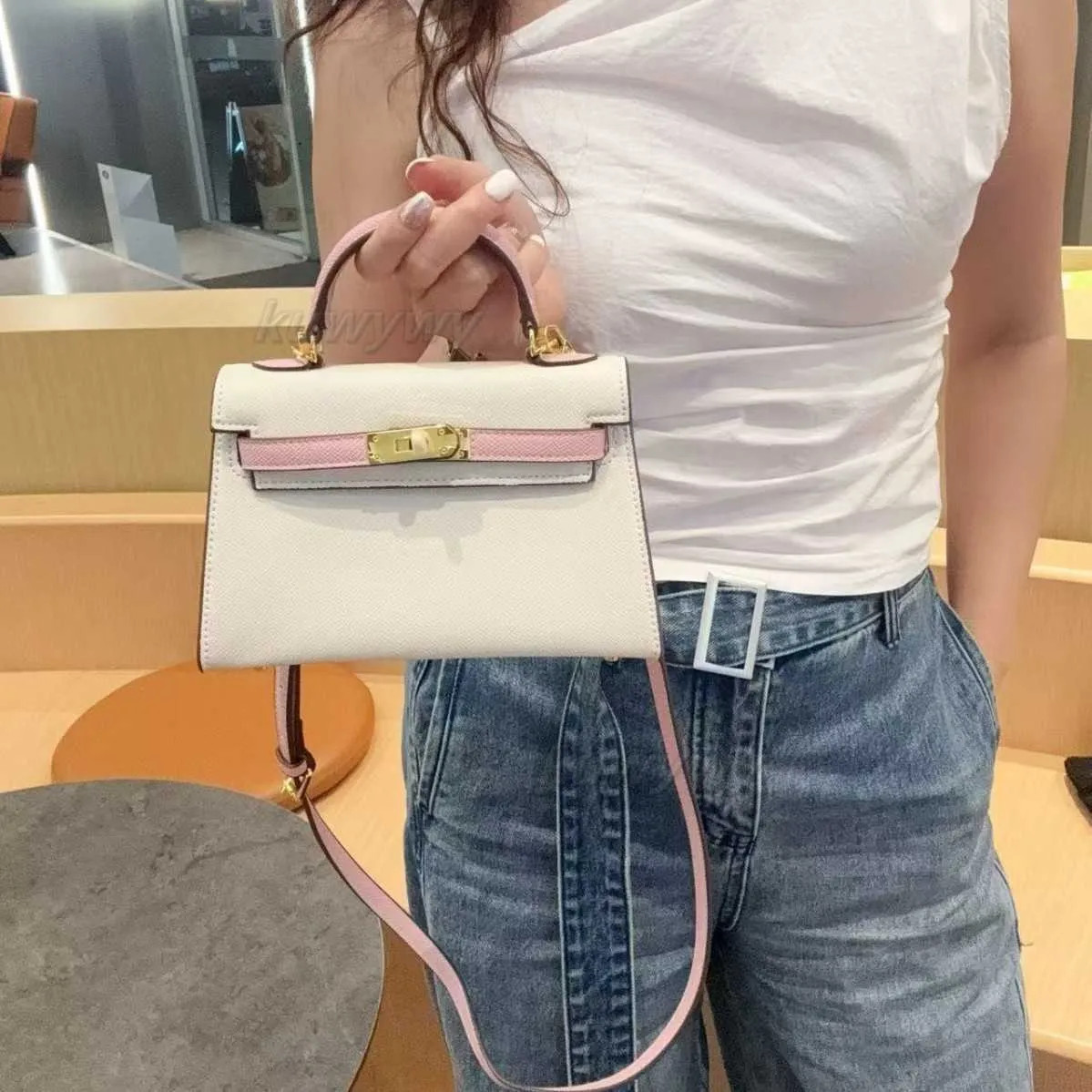 Save Big on Bulk  New Mini Kelly Bag With High End Spring And Summer Feel Handprint Single Should... | DHGate