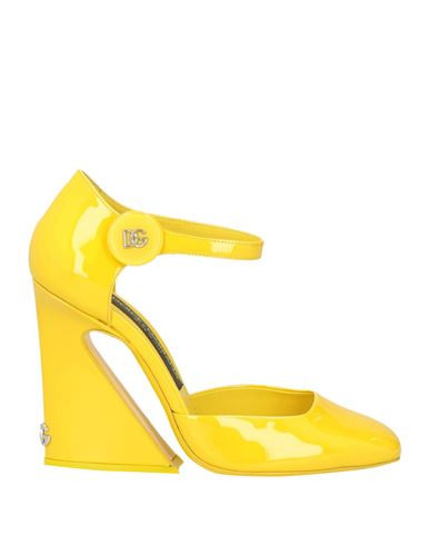 Dolce & gabbana Woman Pumps Yellow Size 9.5 Calfskin | YOOX (US)