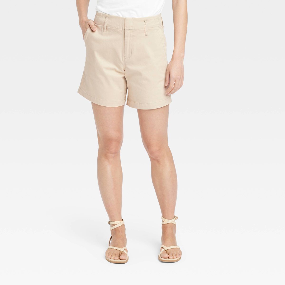 Women's High-Rise Tailored Everyday Shorts - A New Day™ | Target