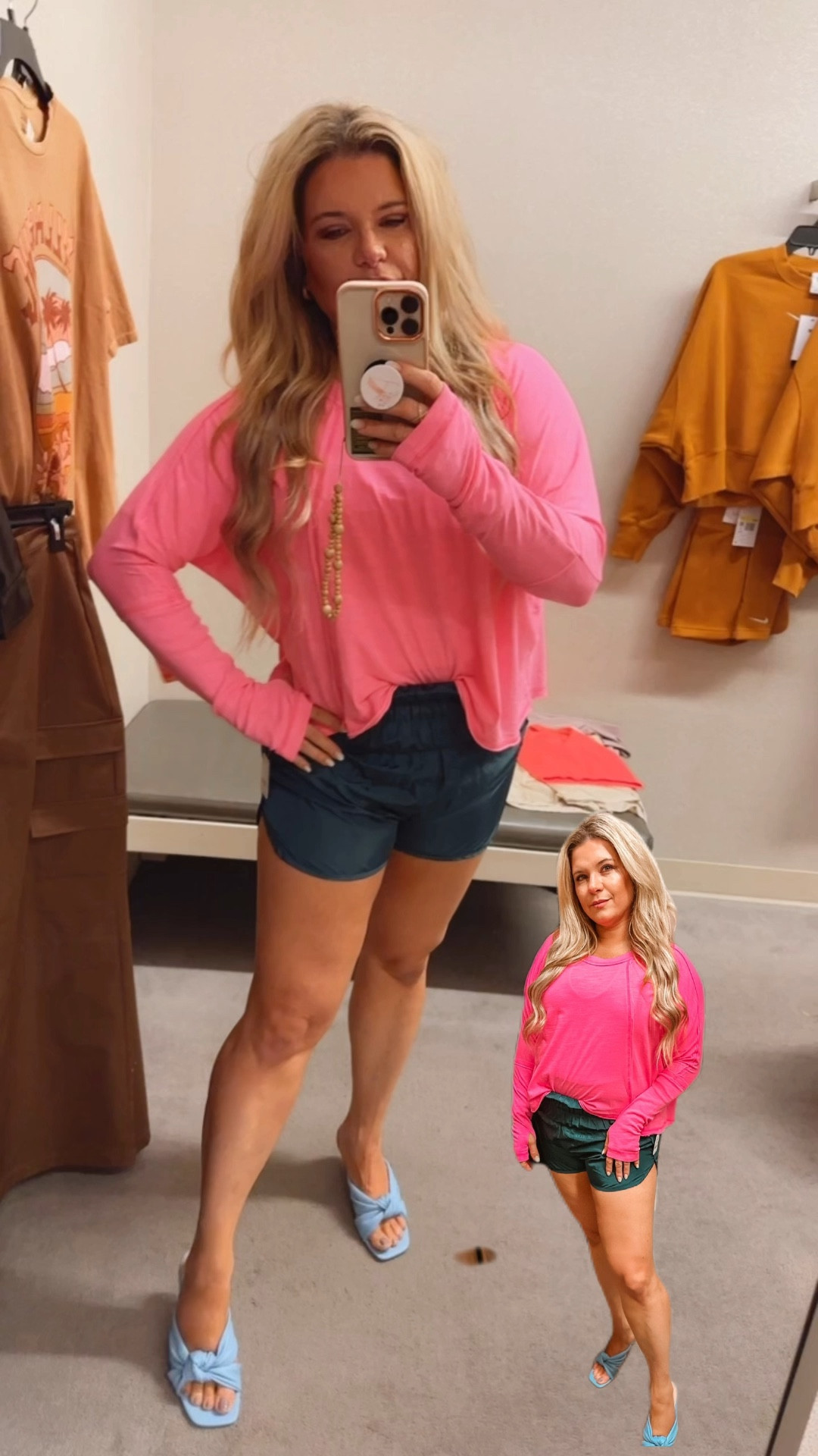 Favorite workout top and shorts. 
XS - top
S - shorts but I prefer the medium


#LTKFitness #LTKxNSale #LTKsalealert