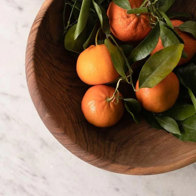 Hand Made Walnut Bowl - the french kitchen - elsie green | Elsie Green US