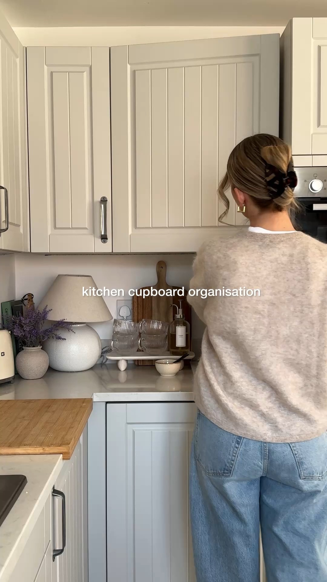 Kitchen cupboard organisation ☕️ 

Home storage, home organisation, home decor 

#LTKuk #LTKspring #LTKhome