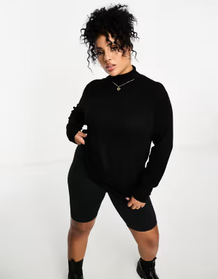 Only Curve – Rollkragenpullover in Schwarz | ASOS (Global)