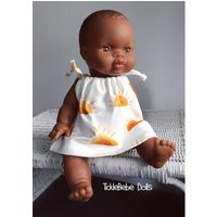 Doll Clothes - Watercolor Sunset Short Tunic Dress Premium Knit Fabric Ticklebebe Dolls | Etsy (US)