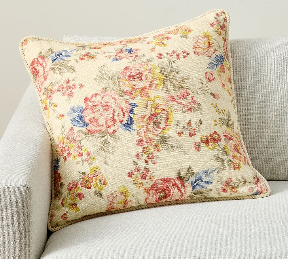 Cammi Floral Printed Pillow | Pottery Barn (US)