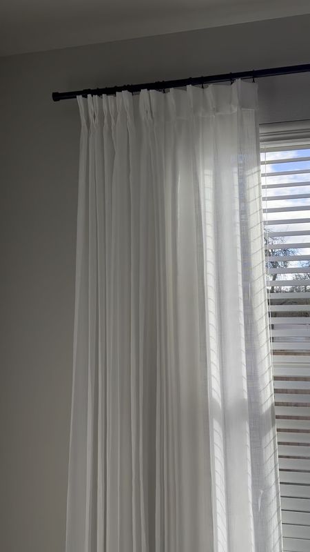 Best pinch pleat curtains from Amazon! Best price! Also linking some other style options!

Semi sheer white 95”
Black rod + black ring hooks

Pinch pleat curtains, curtains, white curtains, window treatments, home decorating, bedroom design, master bedroom decor, best curtains

#LTKhome #LTKfindsunder100 #LTKsalealert