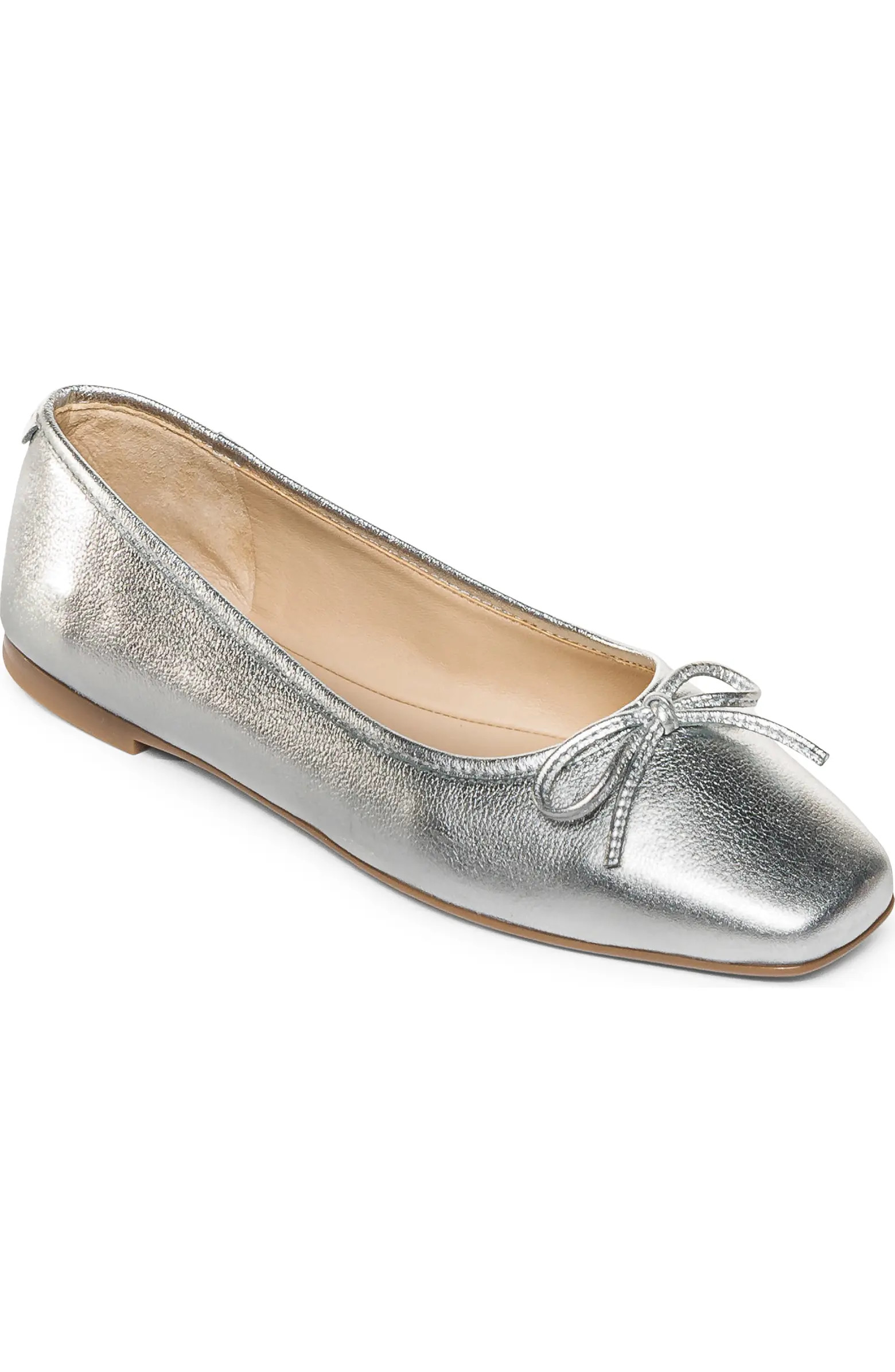 Bernardo Footwear Square Toe Ballet Flat (Women) | Nordstrom | Nordstrom