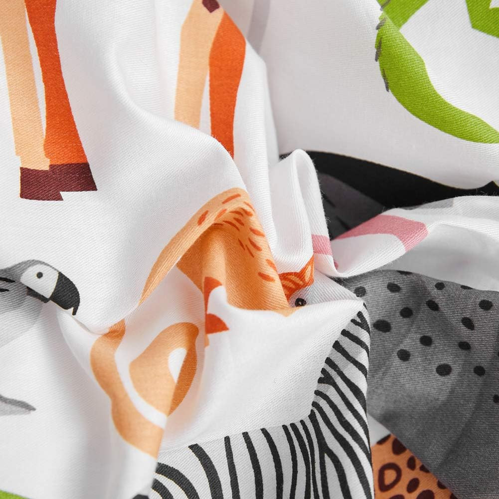 BlueBlue Safari Kids Duvet Cover Set Twin, 100% Cotton Bedding for Boys Girls Teens Single Bed, A... | Amazon (US)