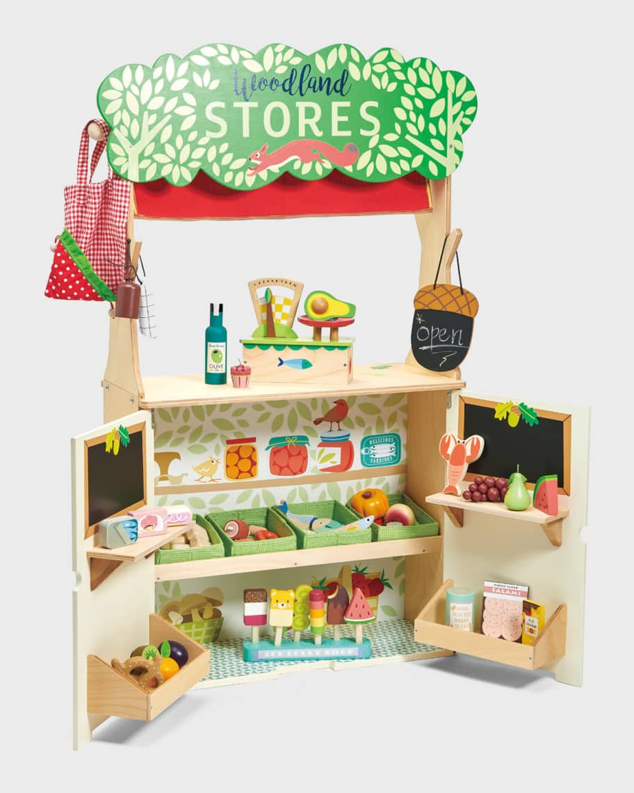Tender Leaf Toys Woodland Stores & Theatre Play Set | Neiman Marcus