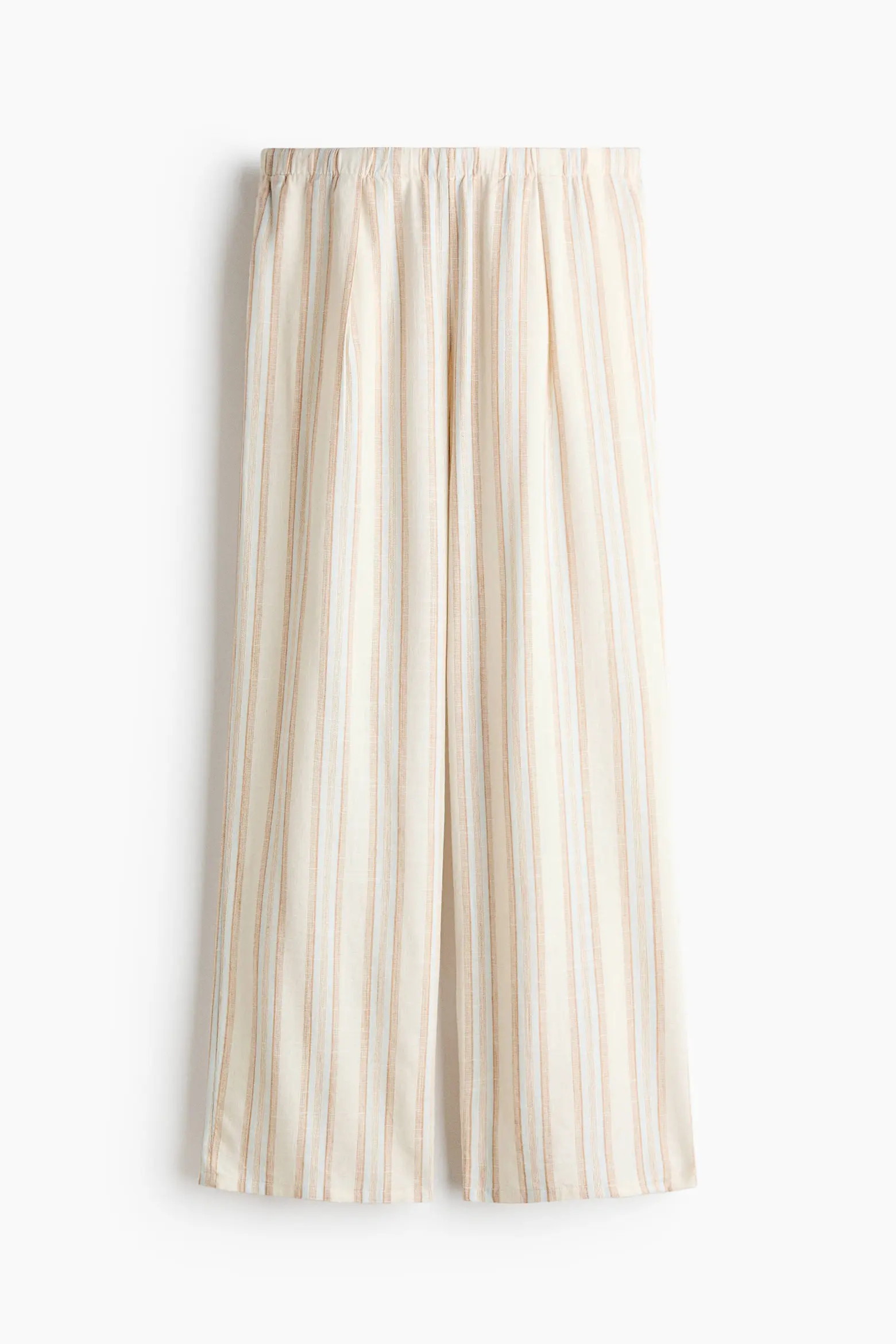 Wide Linen-blend Trousers (Women) | Nordstrom | Nordstrom