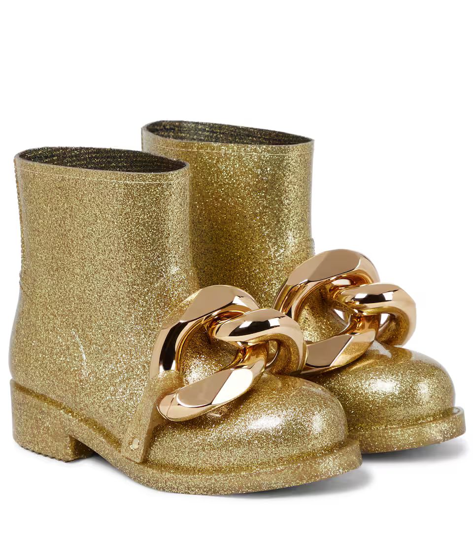 Chain glitter ankle boots | Mytheresa (DACH)