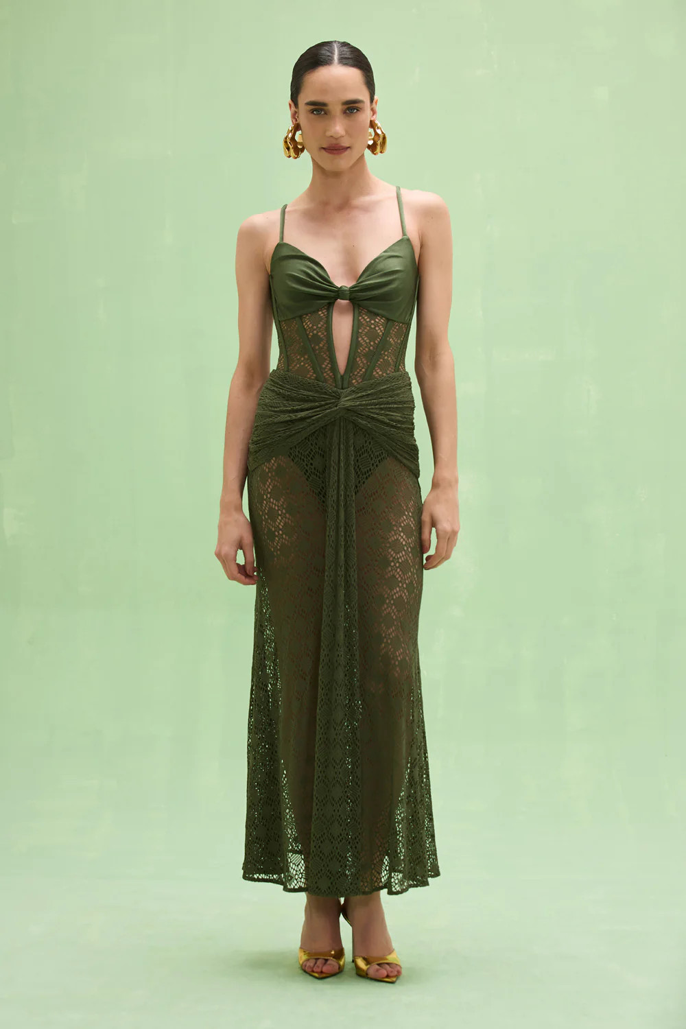 SIRENA MESH MAXI DRESS | PatBO