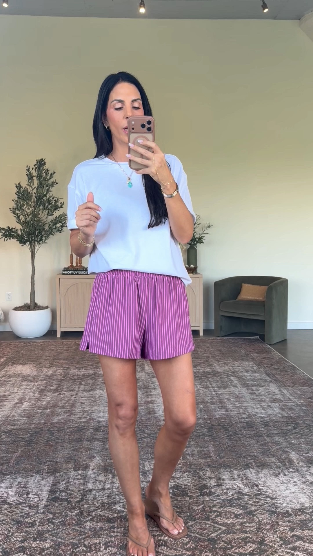 These @Target   shorts are literally amazing!  Very tts! 
Small tee and small shorts 
Pockets and no lining

#LTKU #LTKmomlife #LTKOver40