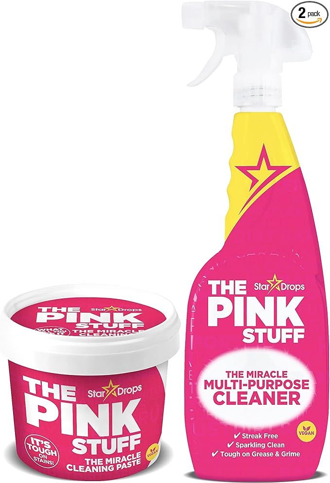Stardrops - The Pink Stuff - The Miracle Cleaning Paste and Multi-Purpose Spray 2-pack Bundle (1 ... | Amazon (US)