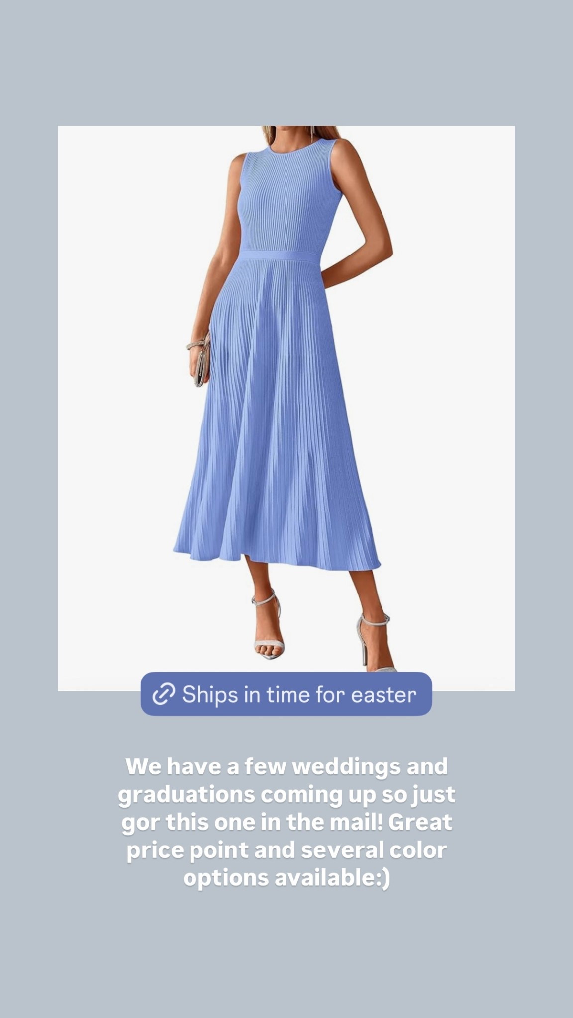 We have a few weddings and graduations coming up so just gor this one in the mail! Great price point and several color options available:)