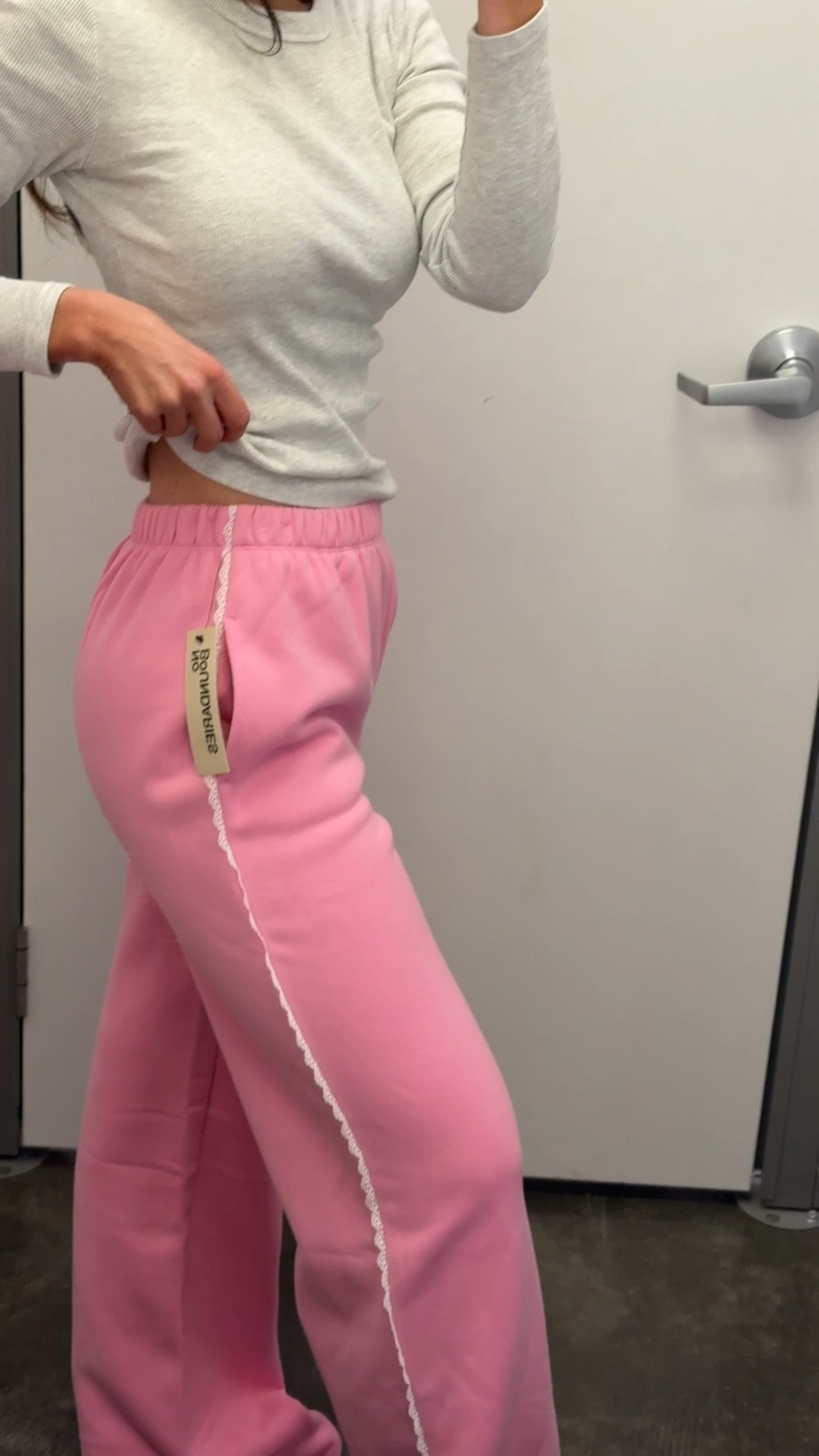 Walmart No Boundaries lace trim fleece pants 
Sweatpants 
Valentine’s Day outfit 
Cottage core

#LTKActive #LTKTravel #LTKFindsUnder50
