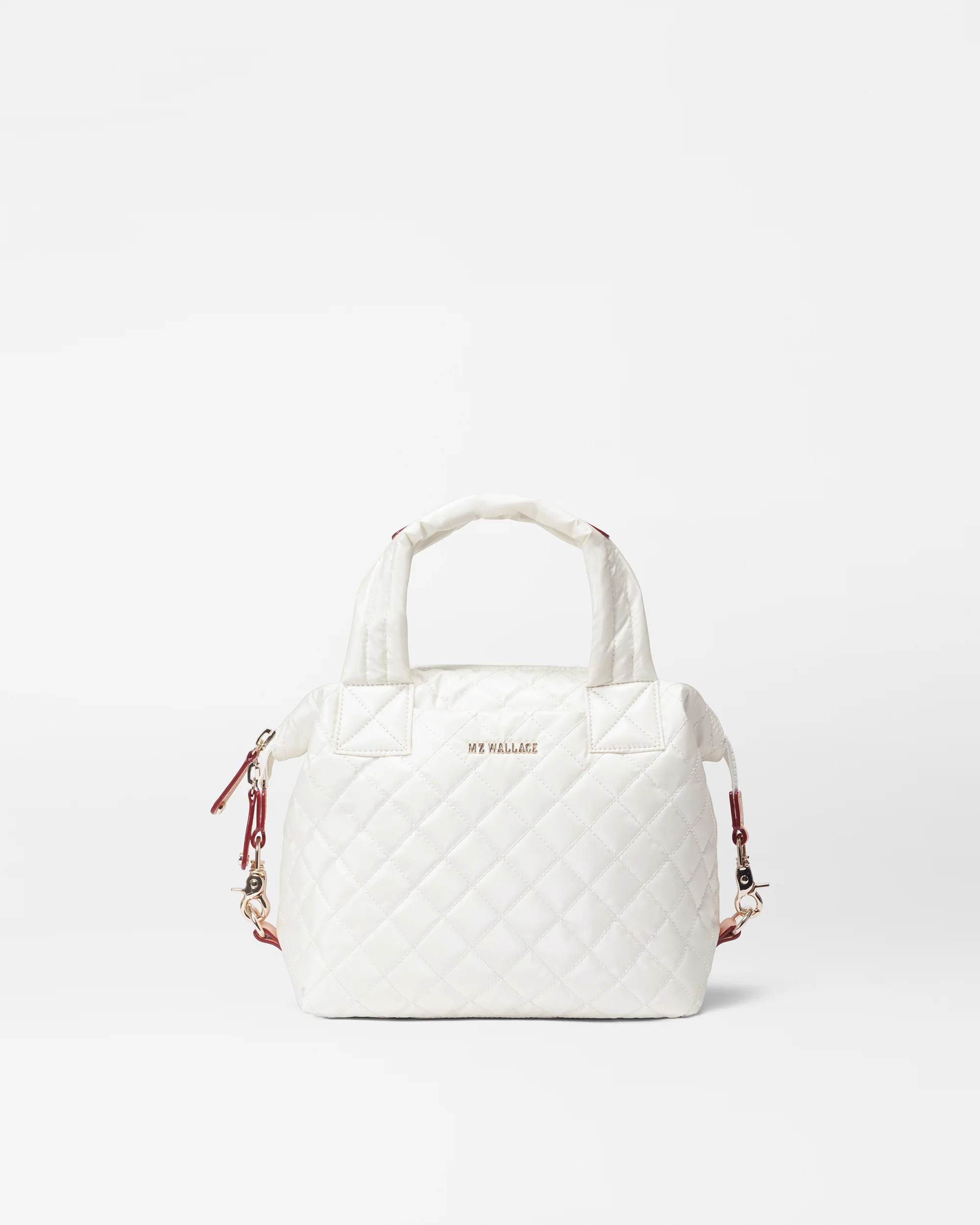 MZ Wallace Pearl Metallic Small Sutton Deluxe Crossbody Bag | MZ Wallace