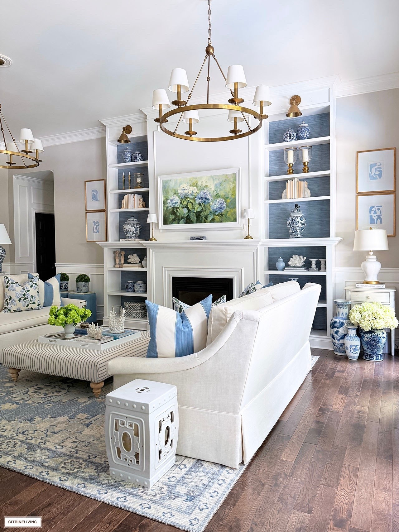 Chic summer blues and greens! The best color combination for a very happy space💙💚

#LTKStyleTip #LTKHome