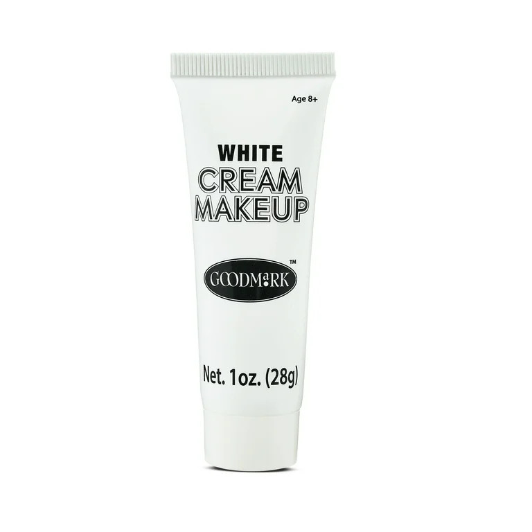 White Face and Body Paint, 1oz, White, Halloween Make-Up for Adults, by Goodmark | Walmart (US)