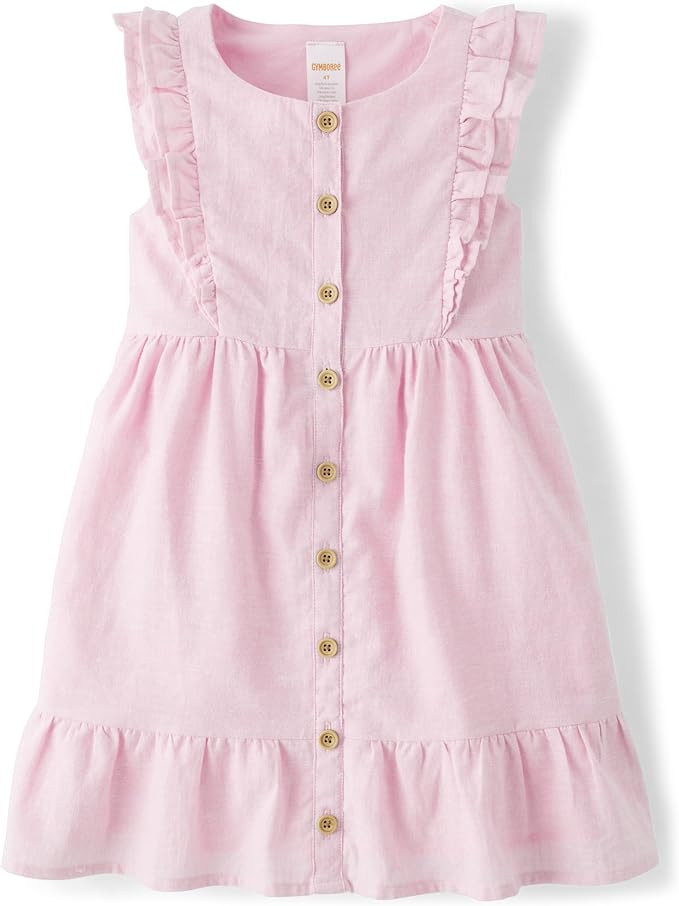 Gymboree Girls' and Toddler Linen Summer Dresses | Amazon (US)