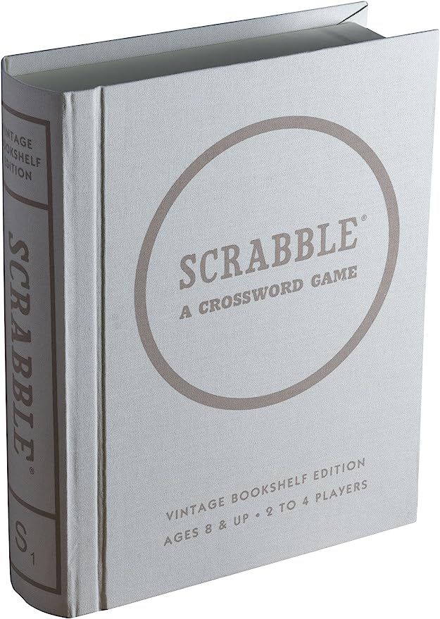 Scrabble Linen Book Vintage Edition Board Game | Amazon (US)