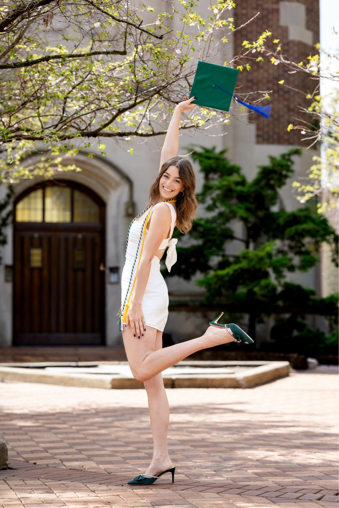 graduation dress, college graduation, michigan state

#LTKootd