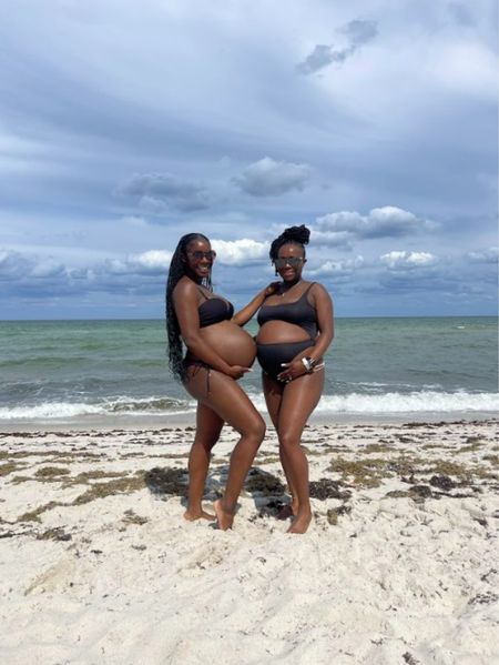 The bathing suits pictured are currently sold out, but I’ve linked a few of my favorite black Amazon bathing suits perfect for my baby bump!

#LTKSwim #LTKFindsUnder50 #LTKBump