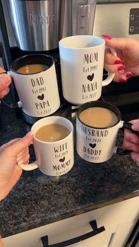 Wife to Mom custom date coffee mug, Gift for pregnant woman, Gift from husband, Promoted to mom, New mom gift idea, Gift from husband to wife

#LTKbump #LTKfamily #LTKHoliday