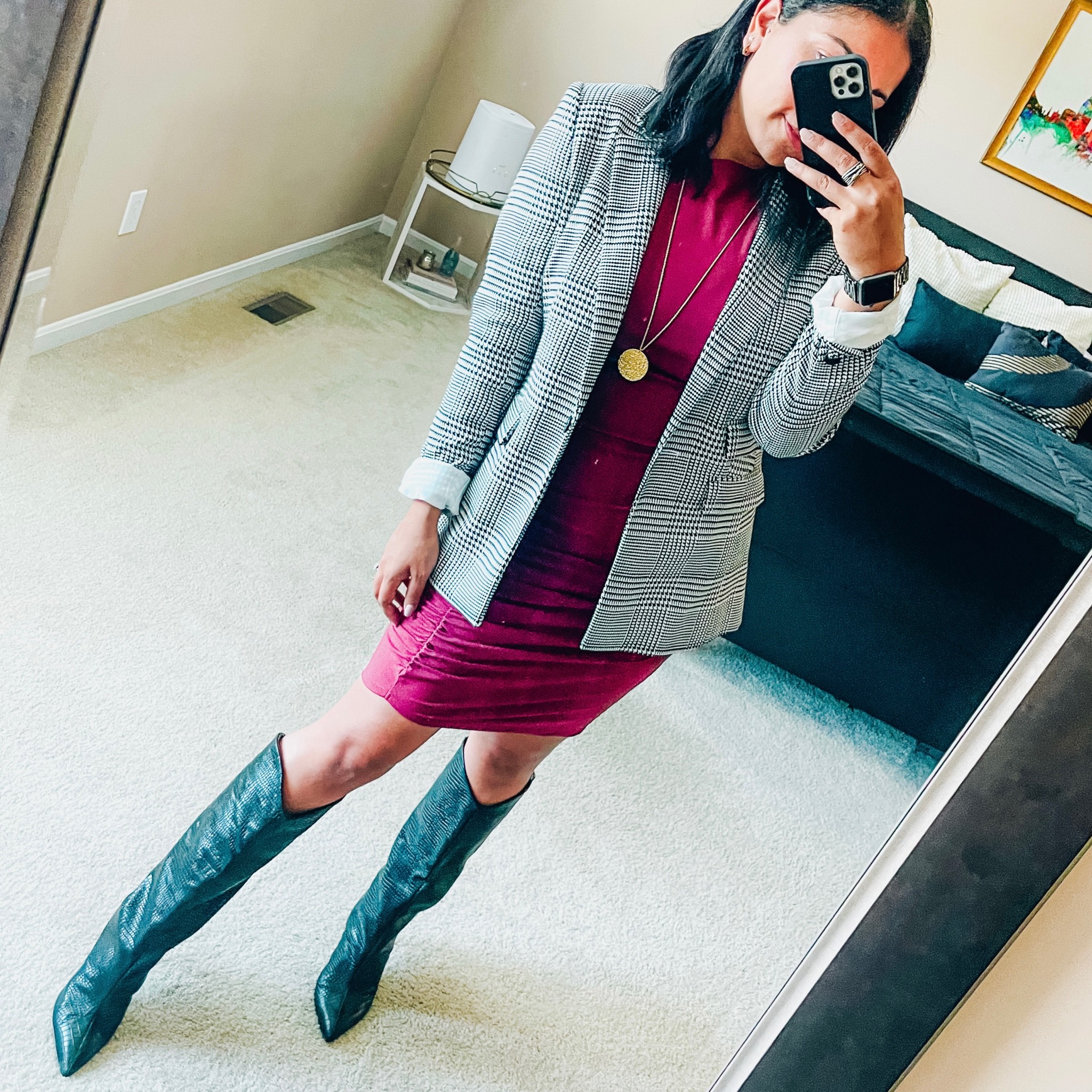 Business casual 
Schutz boots
Nordstrom sale 
Plaid blazer
Gorjana 
Workwear 


#LTKunder100 #LTKsalealert #LTKstyletip