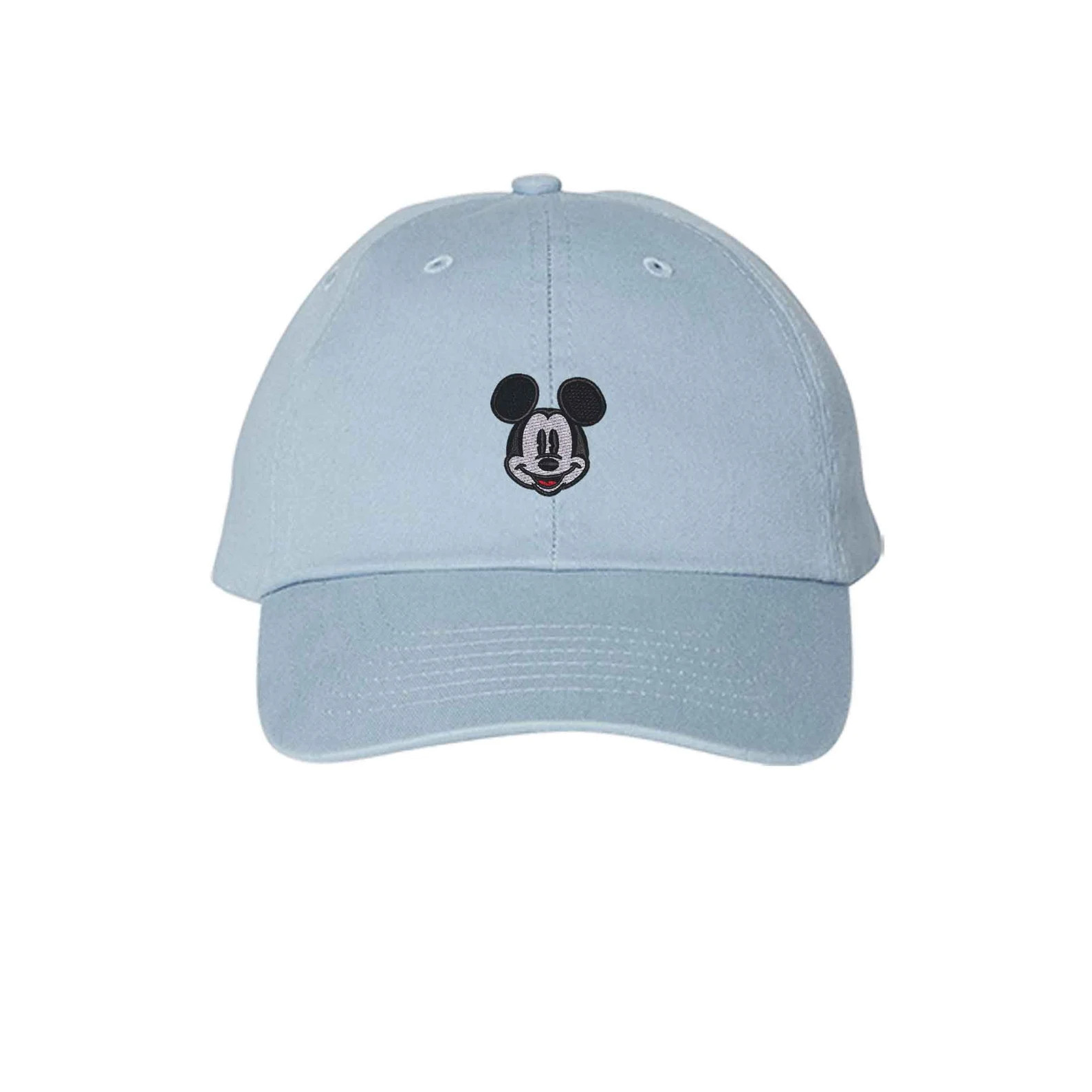 Mickey Mouse Face Hat Adult Kids Sizes, Retro Mickey Embroidered Hat, Mickey Ears, Magic Kingdom,... | Etsy (US)