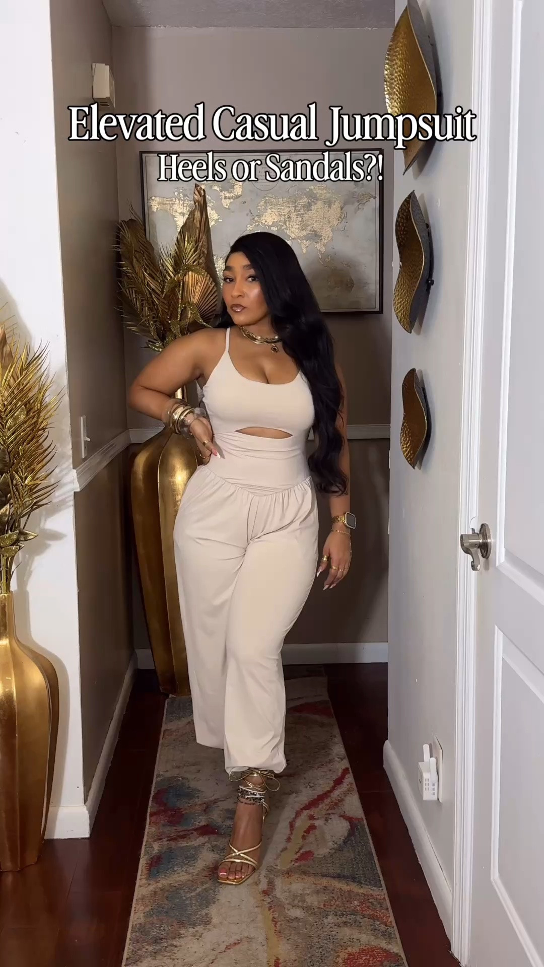 Here’s an elevated casual jumpsuit that you can dress up or down! Loving the cut out detailing on the front and back! I’m wearing a sticky bra under mine. It’s linked! 
Jumpsuit: Medium
Jacket: Small

#LTKootd #LTKgrwm #LTKSeasonal