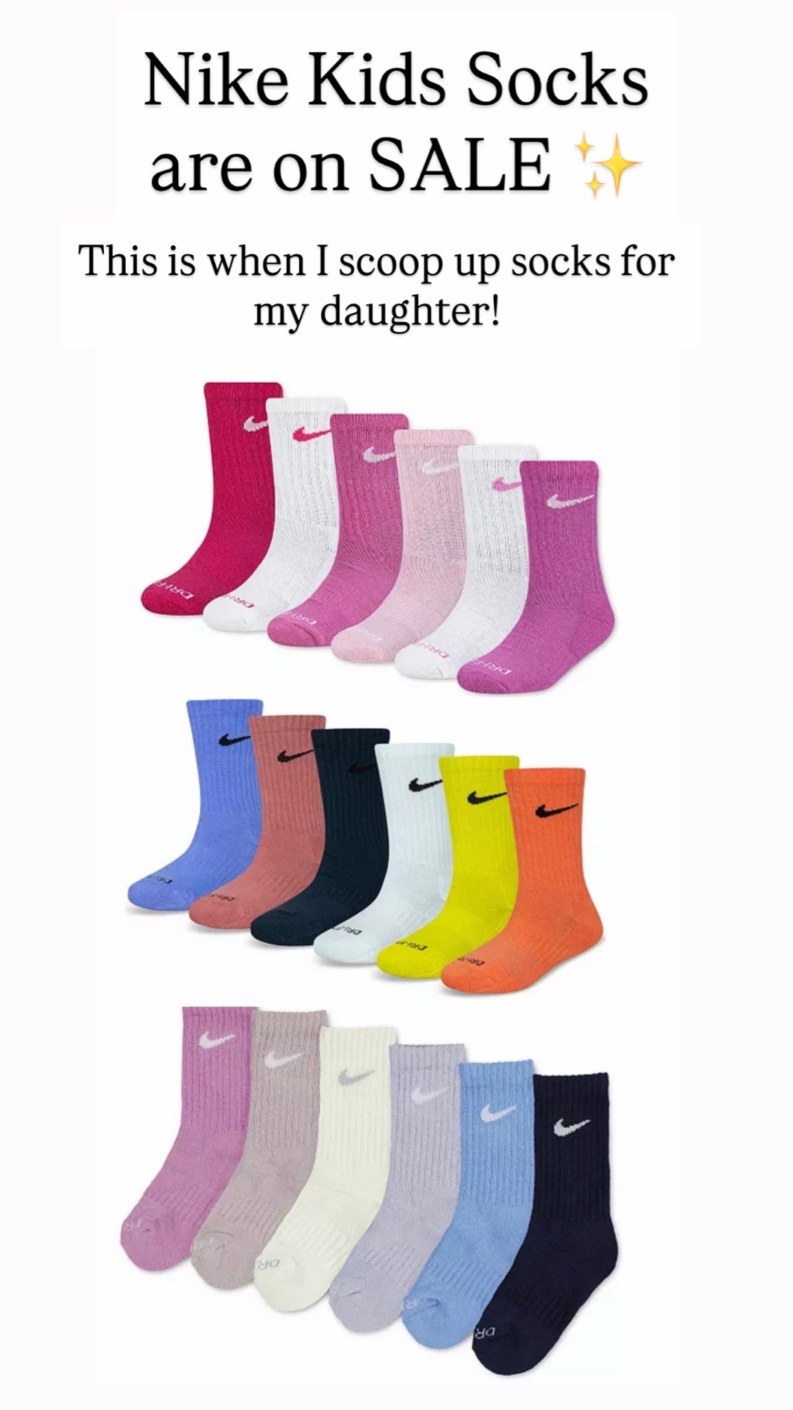 Nike kids socks are on sale

#LTKKids #LTKSaleAlert