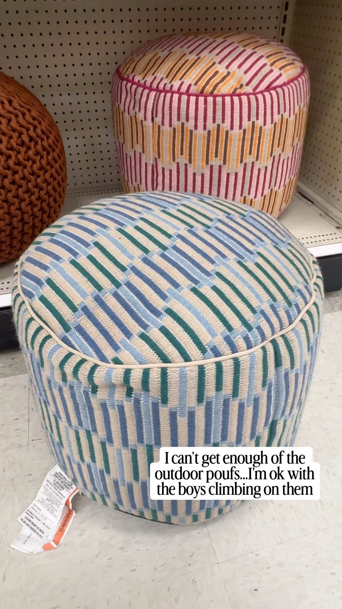 SALE!!!! 40% off!  These outdoor poufs are my favorite print for summer! 

#OutdoorFurniture #OutdoorOttoman #TargetHome #OutdoorEntertaining ￼

#LTKHome