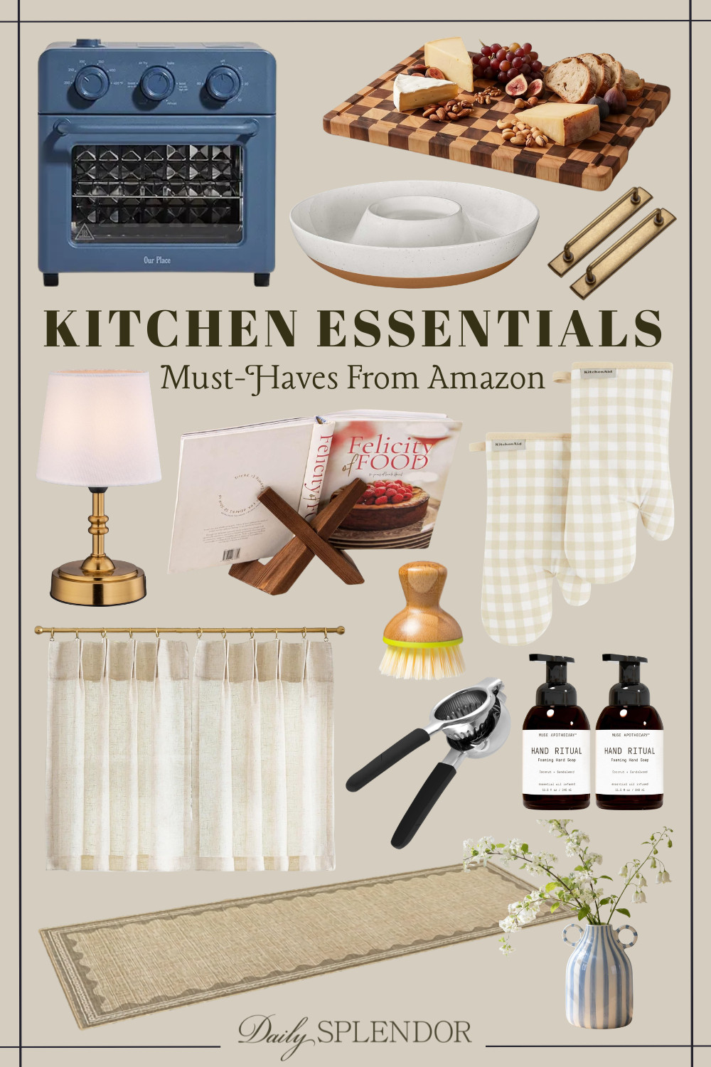 Here are some of my favorite kitchen essentials — the ones that make cooking feel like a ritual rather than a chore. These are perfect for you if you want your kitchen to feel collected and cozy without a full renovation. 

#kitchen #Amazon #kitchenessentials #kitchenmusthaves #kitchengadgets 
#kitchendecor #homedesign #homestyling #cozyhome 

 #LTKOver40 #LTKHome #LTKSaleAlert