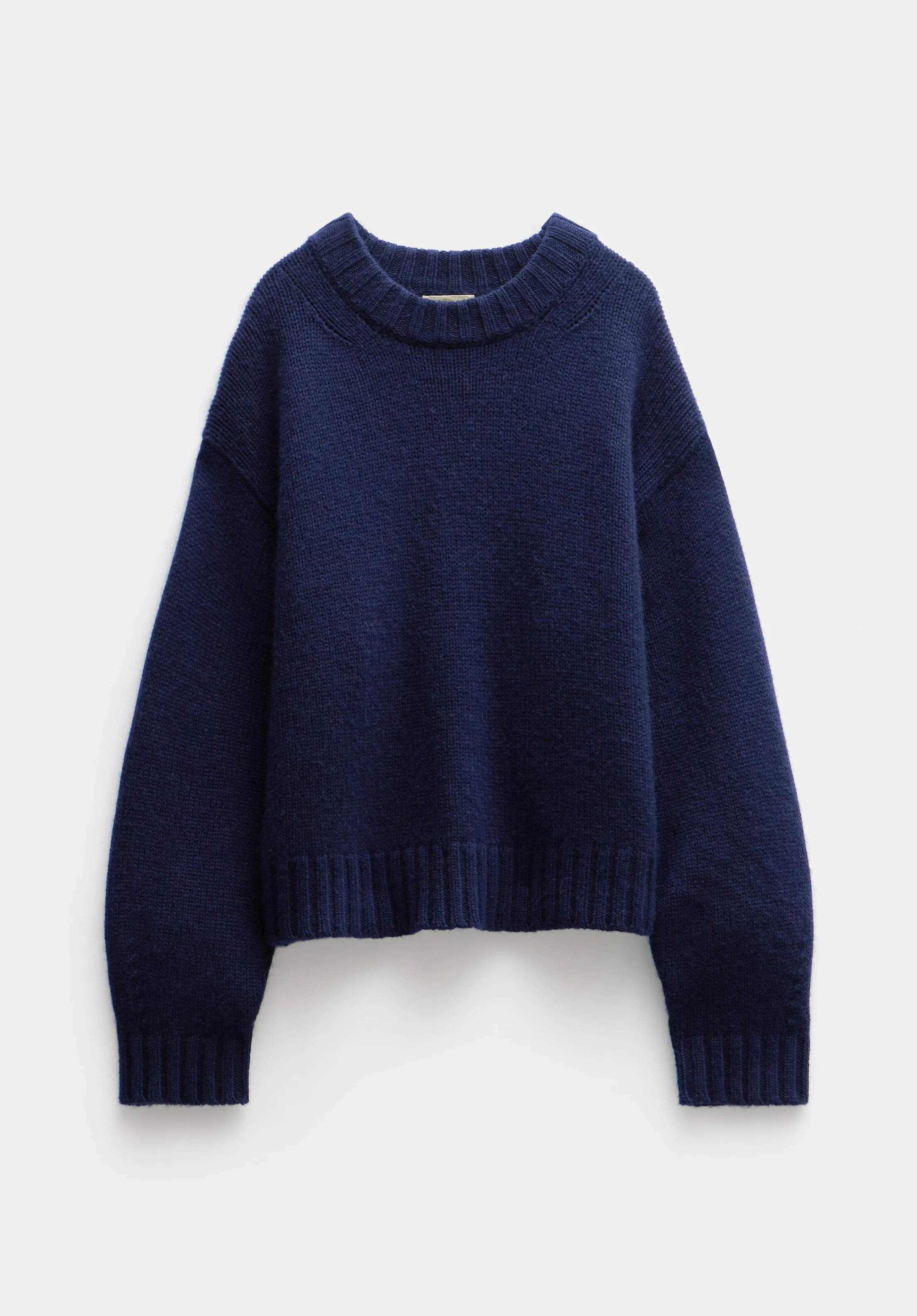 Cora Chunky Cashmere Crew Jumper | Hush UK