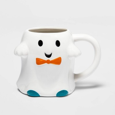 12oz Halloween Stoneware Ghost Figural Mug - Hyde & EEK! Boutique™ | Target