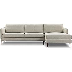 POLY & BARK Latta Right-Facing Sectional Sofa, Twill Stone | Amazon (US)