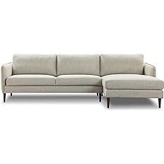 POLY & BARK Latta Right-Facing Sectional Sofa, Twill Stone | Amazon (US)