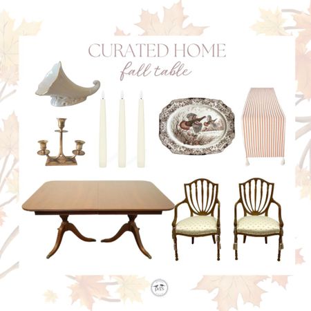 Curated Home: Fall Table 

Mix of vintage and Amazon 🍁

#LTKfamily #LTKhome #LTKSeasonal