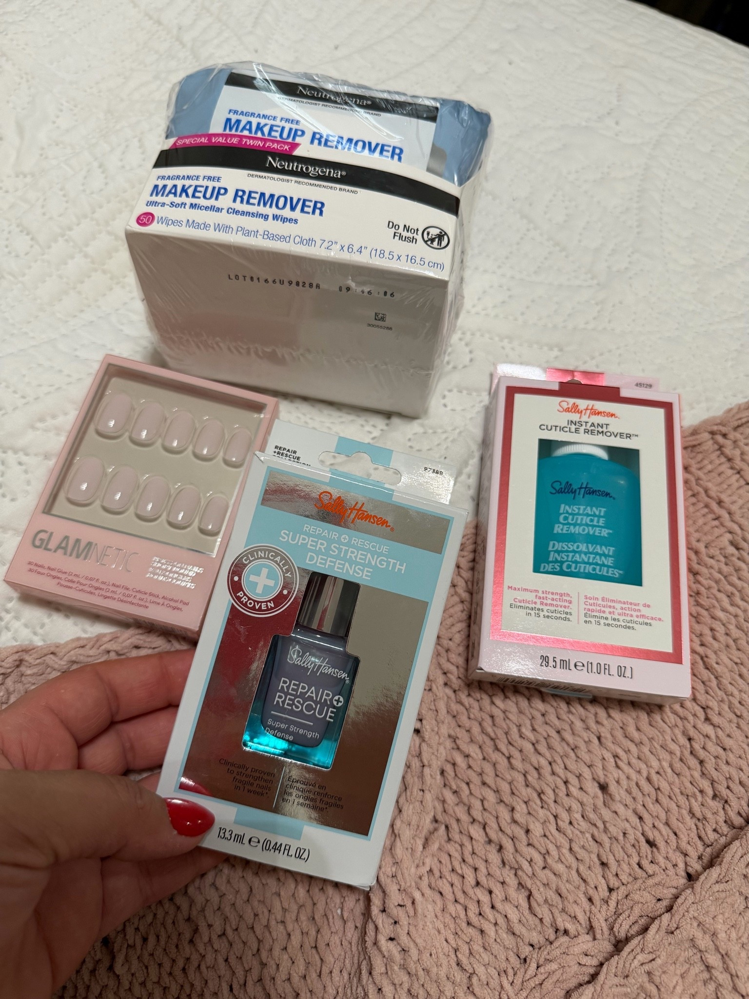 Random Amazon purchase mainly for nail care +facial wipes