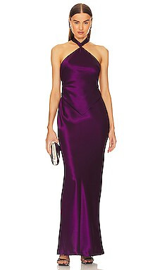 retrofete Ester Dress in Eggplant from Revolve.com | Revolve Clothing (Global)