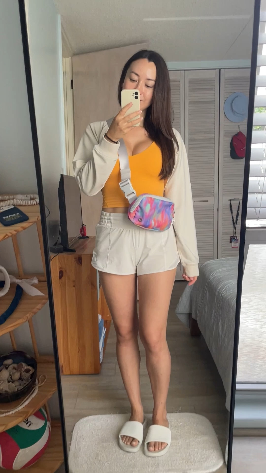 Hi beauties!  GRWM to work from home and get a massage.

Chose clothes that are easy to slip off and that I don’t need a bra with.

Tank, shorts, and shrug all size 6 and the Everwhere Belt Bag is the 1L size.  

Cute Athleisure summer outfit and all from my favorite brand lululemon 💕

Included a few Amazon look alike in the product list.

Have a lovely day 💖

#LTKFitness #LTKSeasonal #LTKstyletip