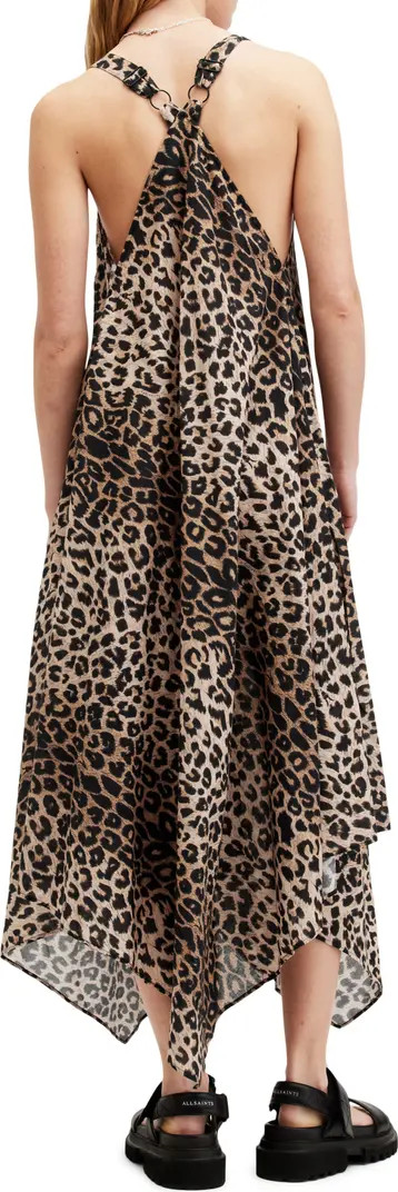 AllSaints Lil A-Line Leopard Print Dress | Nordstrom | Nordstrom