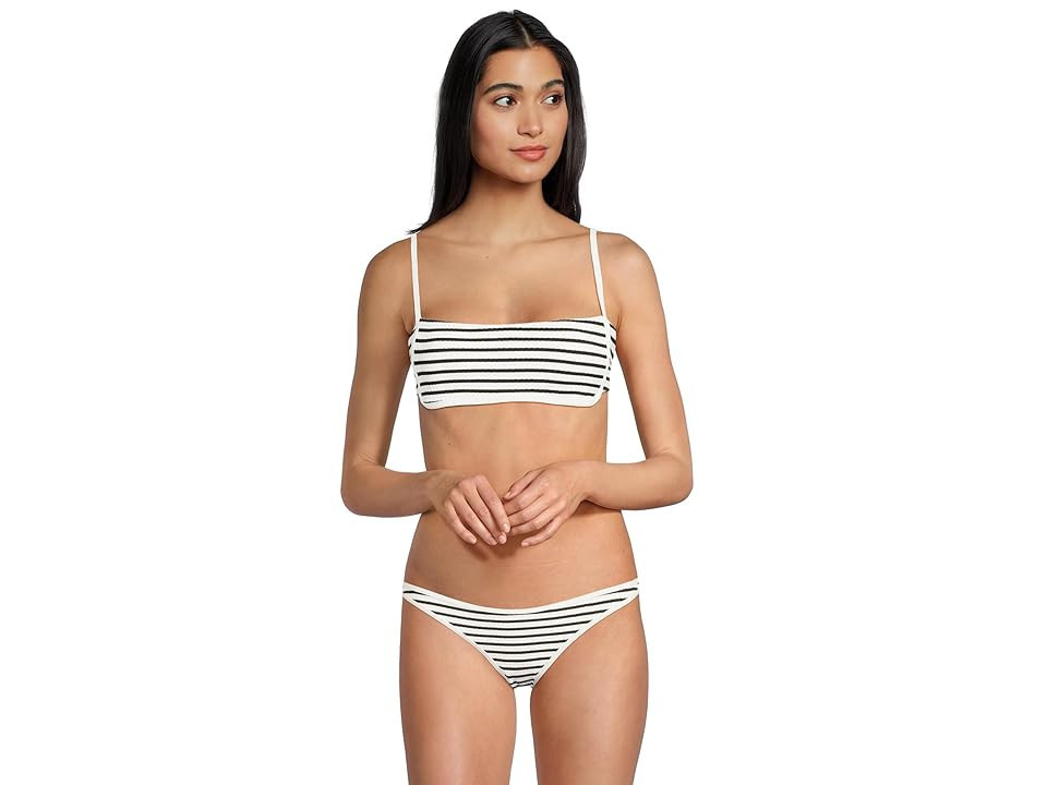 L*Space Hazel Top Women's Swimwear Sail Alng Strpe : MD, Nylon/Spandex | Zappos