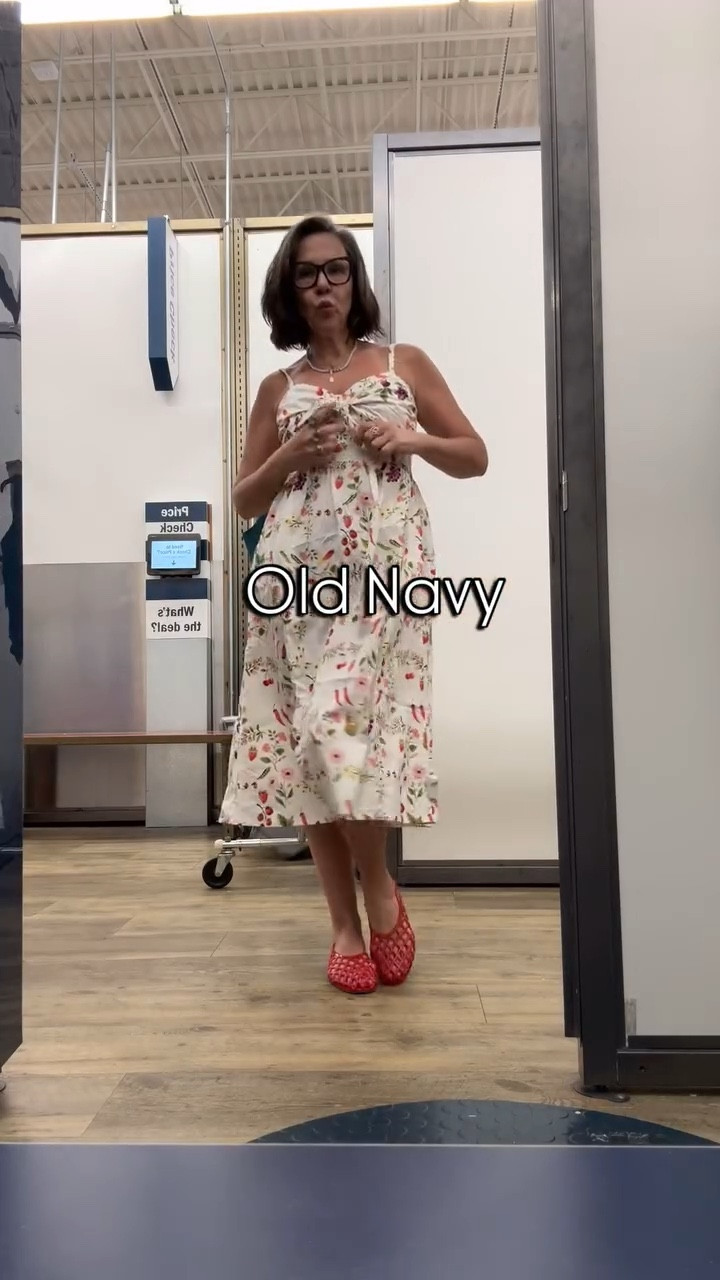 Let’s see what’s coming home with me…. 

Warning: you’re about to fall in love with Old Navy’s summer collection. Dresses, shorts, sets — yes please!

Flower dress size medium 
Jeans size 6
Top size medium 
Blue dress size medium 
Jelly flats size 10 tts

Make sure you’re following me @bestwitheva to get all my looks. 

Spring swimsuit, full coverage swimsuit, barrel pants, skims top, lace top, summer vacation outfit, end table, scalloped table,
Amazon outfit ideas
#founditonamazonfashion #over50andfabulous #oldnavyfinds #amazonmademebuyit #amazonmusthave #petiteblogger #midsizeoutfitinspo #midsizeoutfitinspo #petitefashionblogger #pinterestinspired #grwm #pinterestaesthetic #springstyle #springfashion #oldnavystyle #over50fashionblogger #floridafashion #pinterestinspired #comfystyle
Spring fashion, summer outfit ideas for women’s, babydoll dress, spring set outfit, seamless tops, seamless bras #oldnavy @oldnavy

#LTKFindsUnder50 #LTKStyleTip #LTKMidsize